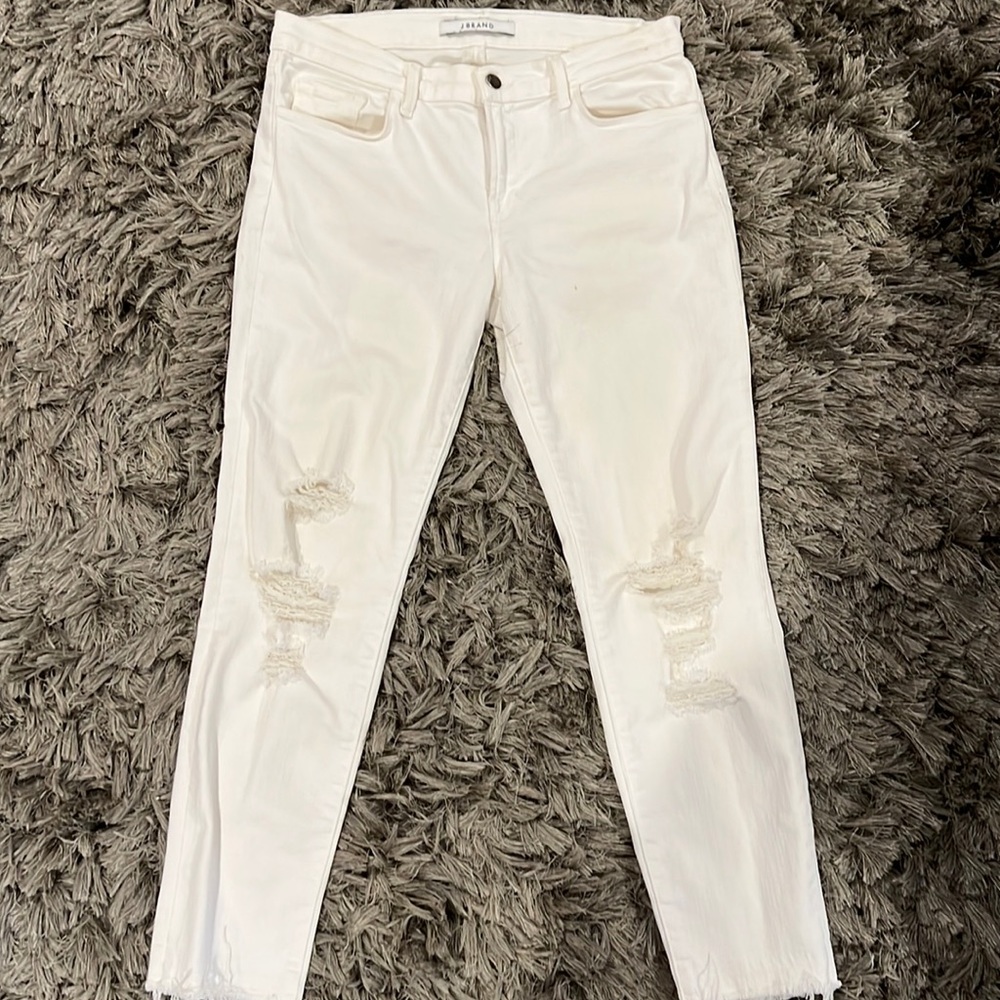 J Brand White Jeans.
